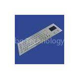 Water-proof, Vandal-proof IP65 Rated 64 Keys Panel Mount Keyboard With OPTICAL Trackball
