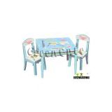 Dishware Children Table and Chairs