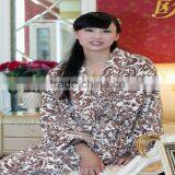 Luxury Flannel Winter Bathrobe for Womens thumbnail-2