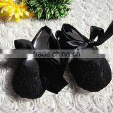Black Lace Toddler Shoes Children Kids Shoes Baby Shoes Baby Girls Shoes for Summer Spring Autumn thumbnail-1