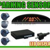 CAR Assistant Parking Sensor With Original Flat 4 Sensors and LED Monitor Parking System thumbnail-6