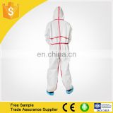 Medical Consumable protective Breathable Coverall Disposable PP/SMS