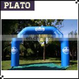 custom blue outdoor inflatable archway for business event