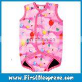 Blue And Pink Apple Beachfront Neoprene Baby Swim Wraps thumbnail-6