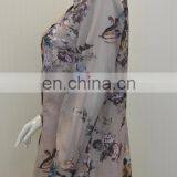 Ladies's Latest Fashion Cotton Digital Printed Slim Casual Wear Shirts thumbnail-2