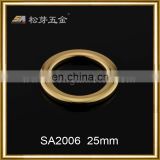 25mm high quality zinc alloy gold/nickle free O ring buckle