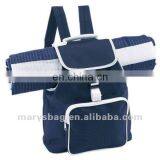 Polyester Beach Bag With Flap and Buckle Closure thumbnail-1