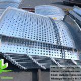 China supplier exterior pvdf aluminum facade panels perforated metal panel