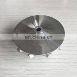 RHF5 44,95/59,00 мм 6+6 лопастей высокопроизводительный турбо-турбонагнетатель алюминиевый 2618/Б illet/фрезерованное компрессорное колесо thumbnail-3