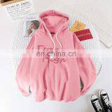 Hot Wholesale Fashion Ladies Girls Women's Embroidery Casual Oversized Hoodie thumbnail-3