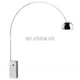 Современный классический дизайн. Украшательная настольная светодиодная дуговая лампа для дома и офиса с мраморным основанием thumbnail-2