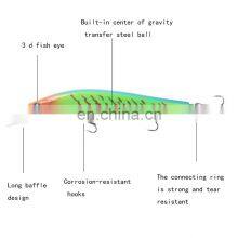 Three Hook Slow Sinking Mino Bionic Plastic Bait Long-Range Throwing Bass Mouth Raising False Bait Hovering Bait thumbnail-5