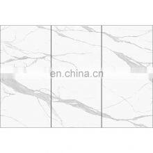 Carrara Marble Porcelain Big Size Glossy tv Background Wall Tile