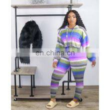 Wholesale Custom Pattern Fashion Cute Sports Long-sleeved Colorful Casual Sports Hooded Sweater Plus Size Jogging Suit Pullover thumbnail-2