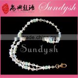 Wholesle Jewelry Bling Crystal Beaded Shiny String Lanyard