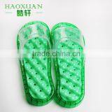 PVC Bathroom New Design Massage Slippers Plastic Anti-slip Sandal Indoor Slipper thumbnail-3