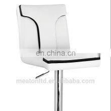 Modern Cheap Night Club Disco High Leather Bar Chairs Stool White thumbnail-1