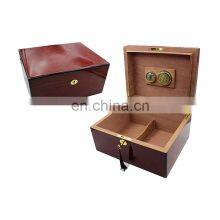 Cigar Case Cherry Humidor Wooden Luxury Storage Travel Cedar Wood Smell Cabinet 100 Counts Cigars Nature Color 200pcs/design thumbnail-3