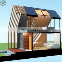 A Frame Aluminium House With Balcony Honeymoon Holiday Prefab House Prefab Loft With Glass Moon Roof thumbnail-5