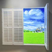 Interior Decoration Windows Modern Design Plantation Shutters PVC Louver Window For Apartment