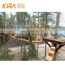 China Attractions Rope Course Outdoor Obtacle Challenging Ropes Adventure Playground Equipment