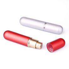 Colorful Empty 5ml 8ml Aluminum Travel Refillable Perfume Atomizer Bottles Spray thumbnail-2