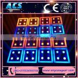 ACS Tempered Glass Waterproof Interactive Portable Led Dance Floors for Sale