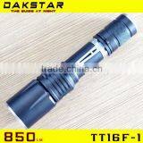 DAKSTAR TT16F-1 XM-L U2 850LM CREE LED 18650 Police Rechargeable Side Switch Stepless Diming Aluminum Tactical SWAT Flashlight thumbnail-1