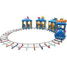 Manufacturer Amusement Park Outdoor Playground Indoor Battery Electric Train Rides With Track for Kids Adults Shopping Mall thumbnail-1