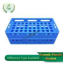 Plastic Basket Turnover Basket Large Square Factory Plastic Frame Turnover Box Express