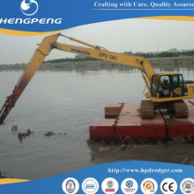 Specialized Excavator Modular Floating Platform Barge for Excavator Transport thumbnail-2