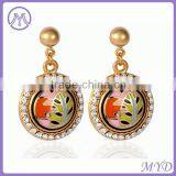 Drop Pendant Earrings Enamel Jewelry Earrings thumbnail-6