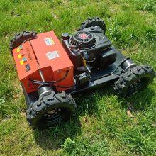 Gasoline Engine Self-Charging Battery Powered Zero Turn Remote Controlled Slope Lawn Mower thumbnail-5