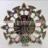 New Charming Retro Vintage Style Peacock Ring GOLD