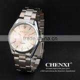 2016 New Fashion Unisex Stainless Steel Quartz Wrist Watch thumbnail-4