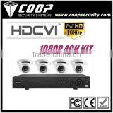 4CH Full 1080P HD- CVI Security System With Indoor Dome Camera