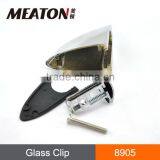 Meaton Chrome Glass Shelf Brackets / Glass Shelf Brackets thumbnail-5
