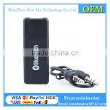 2in1 Dual Taps Bluetooth Receiver 3.5mm USB Stereo Mini Bluetooth Music Receiver thumbnail-1