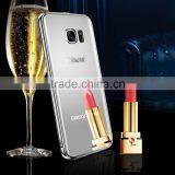 Original KXX With Mirror Case for Samsung S7 Edge KXX Luxury Stainless Steel Frame Acrylic Backplane Cover MT-5581 thumbnail-3