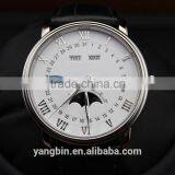 2015 Skeleton Autometic Movt Leather Band Factory Men Watch