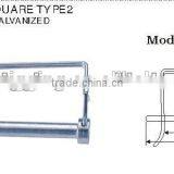 Zinc Plated & Nickel Plaed Square Shape Linch Quick Pin Hitch Pin Clip Single Winded in China Rigging Hardware thumbnail-4