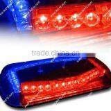 Red Blue Emergency Hazard Warning LED Mini Bar Strobe Light Magnetic Base