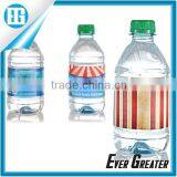 Adhesive Labels for Plastic Bottles , Water Bottle Labels