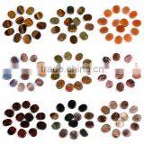 Natural Semi-Precious Stone Flat Polished Pocket Stones for Jewelry