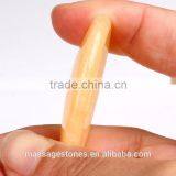 45*35*7mm Orange Worry Stone Crafts Made Out of Orange Calcite
