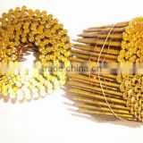 15 Degree Wooden Screw Shank Wire Coil Nails