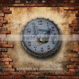 Vintage Fashion Garden Metal Wall Clock