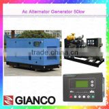 2016 China New 50KW Silent Diesel Power Generator Alternator Price BY-WF55