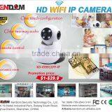 Kendom Brand Remote Control hd Wifi ip Camera Supporting P2p and Onvif One Touch Configuration With Panoramic View thumbnail-5