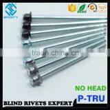 HIGH QUALITY DOUBLE CSK COUNTERSUNK STEEL PT BLIND RIVETS FOR COMMUNICATIONS EQUIPMENT thumbnail-4